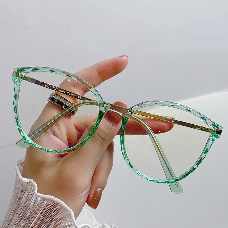 防藍光眼鏡框女電腦眼鏡ins流行貓眼眼鏡眼鏡女士透明光學鏡框