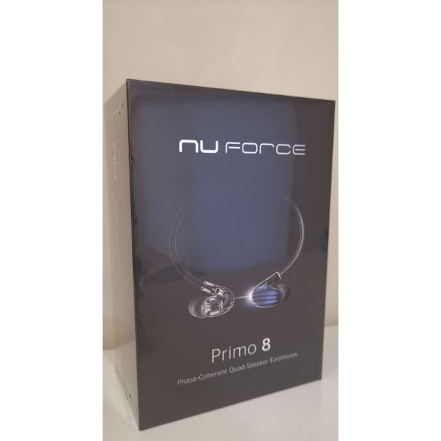 ［全新］Nuforce Primo 8 。 4單體動鐵耳機 ，Quad-Driver Earphones