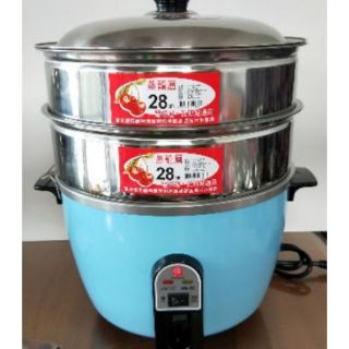 臺灣製造 十人電鍋蒸層/蒸層 不鏽鋼蒸層 電鍋蒸層 28公分蒸籠 蒸籠 10/11人電鍋蒸籠層