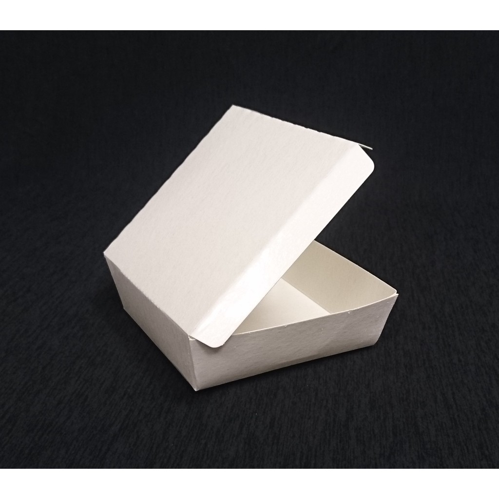 含稅100個/條【全白 一體大 紙便當盒】白色餐盒 紙餐盒 紙便當盒 義大利麵盒 便當 紙便當 民全