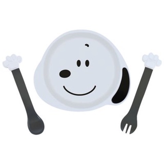 現貨！日本製 Peanuts Snoopy 史努比 史奴比 兒童餐具三件組 學習餐具組 湯匙 叉子 餐具