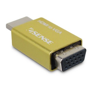 Esense HDMI TO VGA 免電源 不含音源 轉接器 筆電接投影機 HDMI轉VGA HDMI公轉VGA母