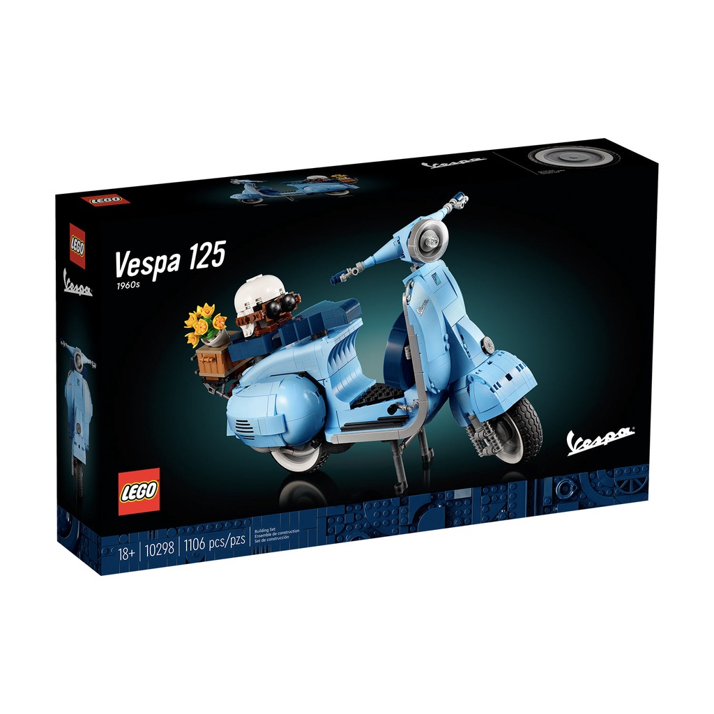 [飛米樂高積木磚賣店] LEGO樂高 Creator Expert10298 偉士牌 Vespa 125