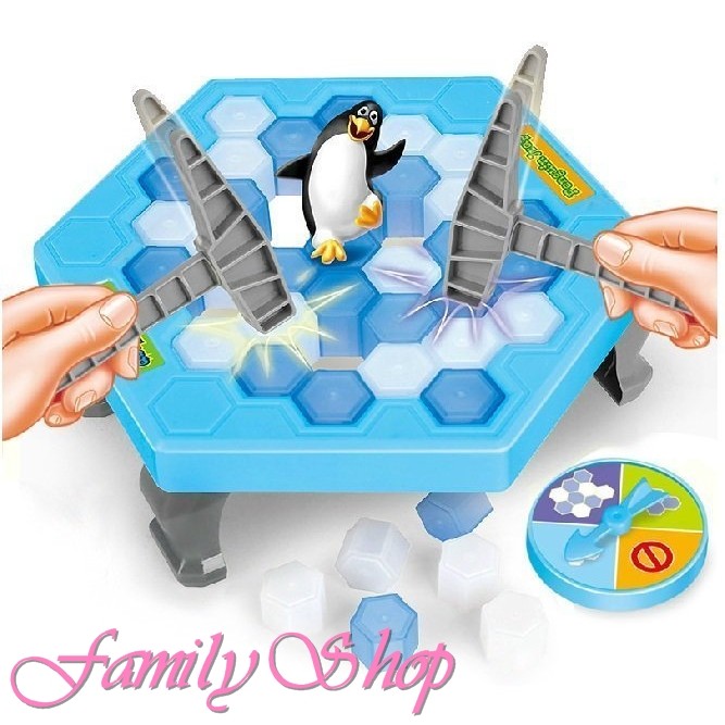 【Family Shop】(現貨)桌遊~兒童親子益智遊戲/拯救企鵝破冰台/敲牆/拯救企鵝/敲擊冰塊 親子同樂好友歡聚必備