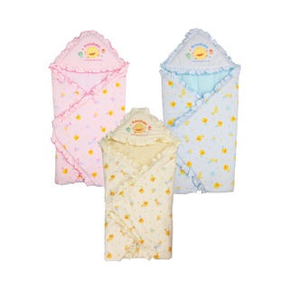 PIYO 黃色小鴨冬季包巾 100%純棉表布 有舖棉 台灣製 810572