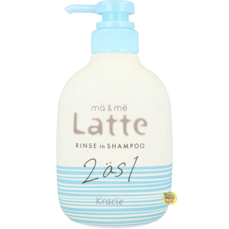 【JPGO】日本製 Kracie ma&amp;me Latte 身體可用 全效型洗髮精