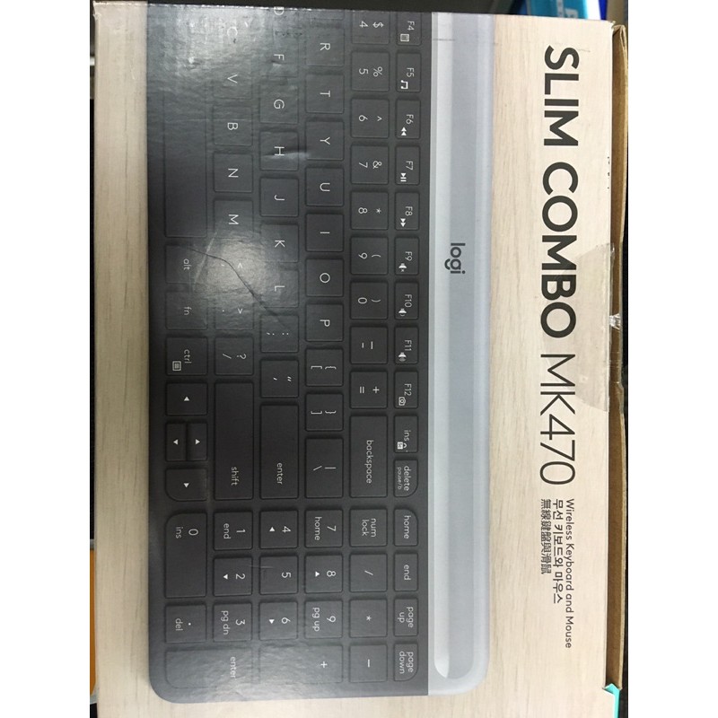 [全新] Logitech SLIM COMBO MK470 無線鍵盤滑鼠組