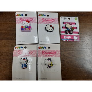Crocs 裝飾JIBBITZ鞋釦-HELLO KITTY(橡膠款)