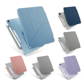 【UNIQ】iPad Air 5 /Pro 11/Mini 6/8.3/10.2 抗菌磁吸設計帶支架多功能極簡透明保護套