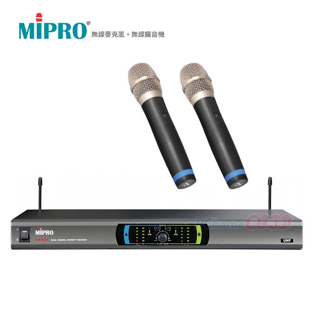 MIPRO MR-823D 高頻石英控制固定頻率無線麥克風 [可刷卡分期]