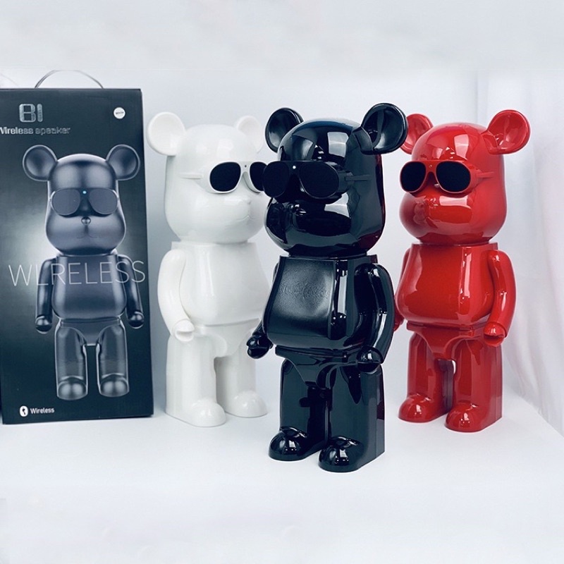 (紅色 現貨）B1 暴力熊蓝牙音响音響 藍牙音響 bearbrick 暴力熊 音響 藍牙音響 喇叭