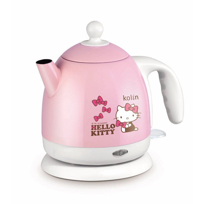 歌林Hello Kitty KPK-MNR1041 1.0L不鏽鋼快煮壺/電茶壺