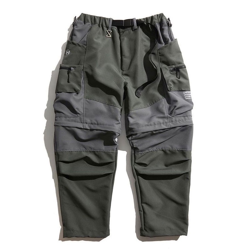 UNDER PEACE MASTER / FR 2WAY WIDE CARGO PANTS 可拆式 機能褲 (灰綠色)