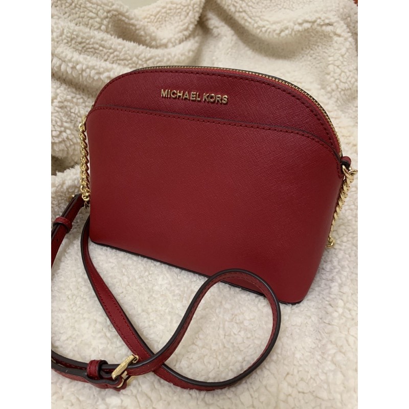 《全新正品》MICHAEL KORS 正紅色貝殼包