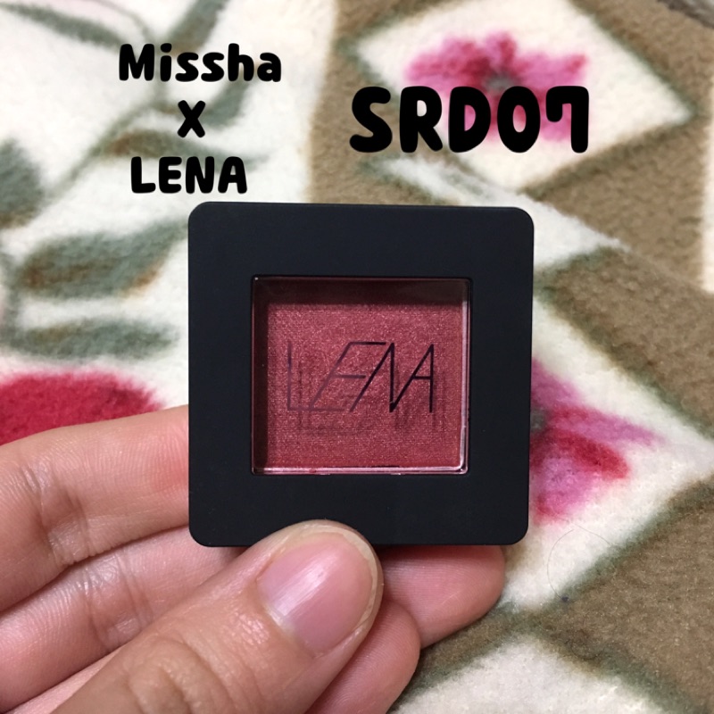 【保留】韓國 Missha x Lena 微醺緞光單色眼影 SRD07 kiss again 06再次親吻 熱門玫紅色