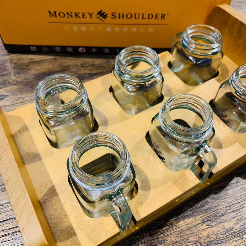 三隻猴子 ㄧ口杯組座/威士忌杯