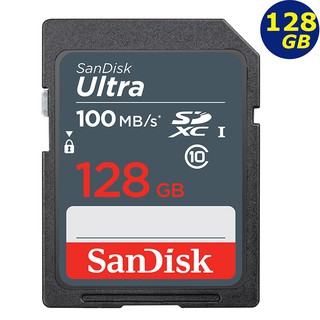 SanDisk 128GB 128G SDXC【100MB/s 灰】Ultra SD C10 UHS 相機記憶卡
