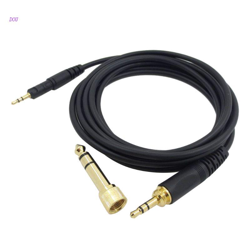 適用於audio-technica ATH-M50X M40X M60X M70X 抗衰老線的 DOU 2m 耳機線
