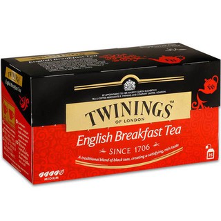 **愛洛奇**英國 TWININGS 唐寧茶 英倫早餐茶 (2g×25入)