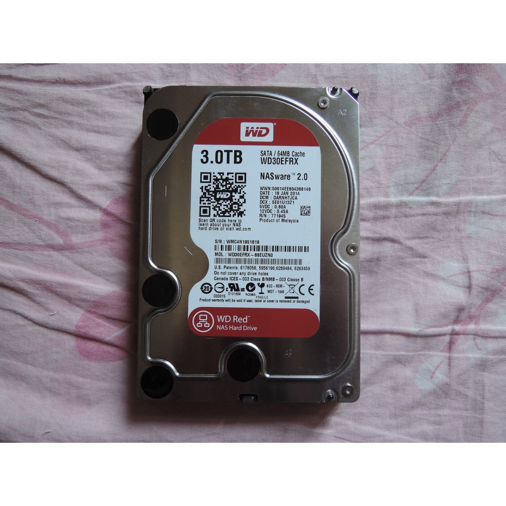 [C5警告] WD 3TB nas 紅標 3T WD30EFRX