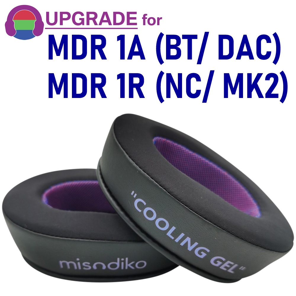 Misodiko 升級的耳墊墊可替代 Sony MDR 1A 1ADAC 1ABT, 1R 1RMK2 1RNC 1RB