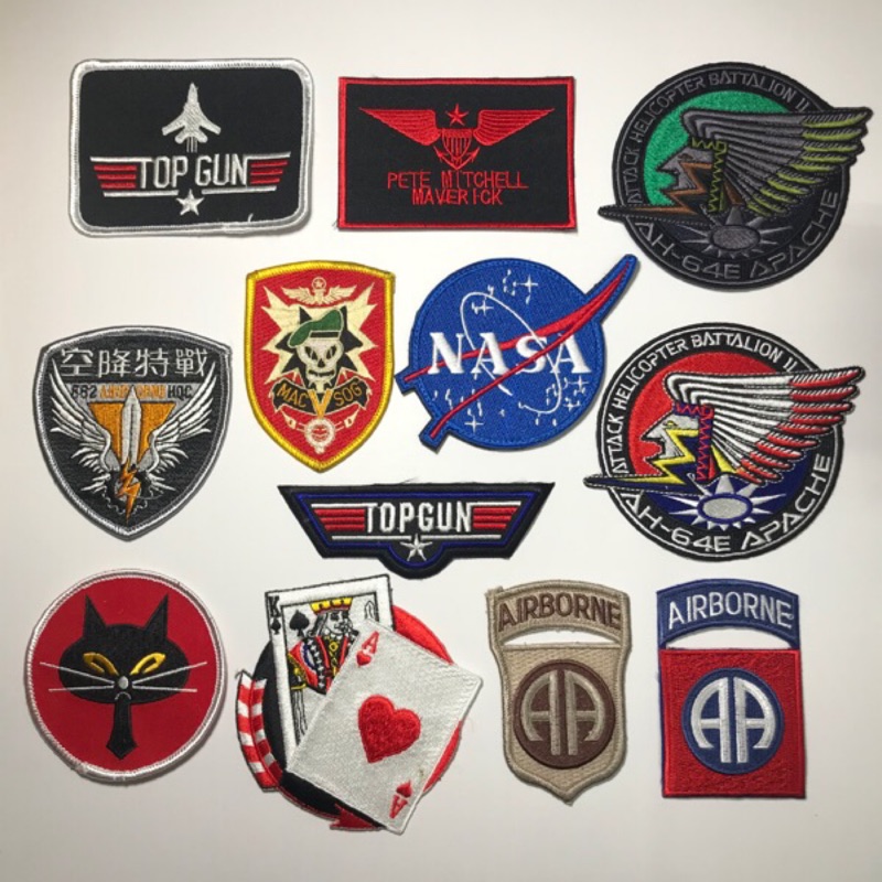 軍種臂章 部隊臂章 特種部隊臂章 徽章 捍衛戰士 Nasa 特殊臂章 魔鬼氈 阿帕契臂章 空降特戰臂章 蝦皮購物