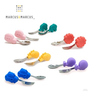 【加拿大MARCUS＆MARCUS】動物樂園寶寶手握訓練叉匙(6款可選)