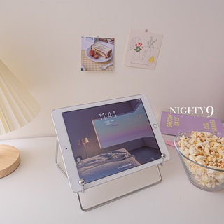 (售完不補)𝐍𝐢𝐠𝐡𝐭𝐲𝟗｜ins多功能鐵藝平板ipad支架閱讀書架居家辦公手機支架追劇神器/臺灣現貨/