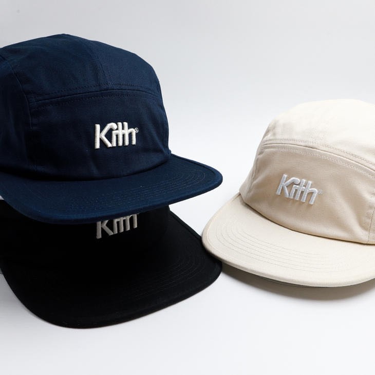 【3色】KITH 5 PANEL CAP純色立體刺繡5片帽 平沿帽平檐帽 棒球帽 老帽 遮陽帽 潮牌休閒帽 情侶款帽子