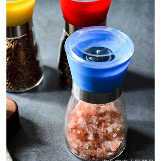 高級料理研磨瓶 花椒研磨器 調味料瓶 燒烤工具 玫瑰鹽 研磨罐 胡椒罐 海鹽研磨罐