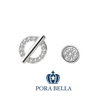 《Porabella》925純銀鋯耳環 Simple Life 穿洞式耳環 Earrings