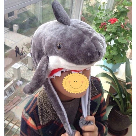 快樂商店-動物帽/海洋動物帽/魚帽子/鯊魚帽 蝦皮購物