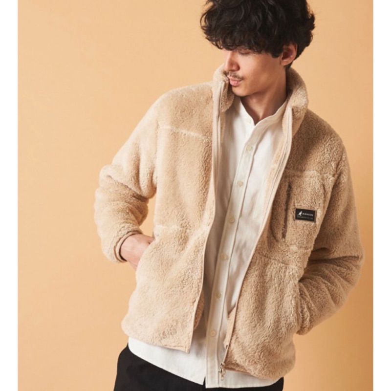 {XENO} 日本正品10月 Discoat × KANGOL bespoke boa fleece jacket 夾克