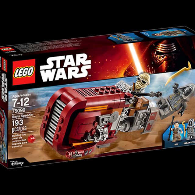 全新已組Lego 75099 Rey's Speeder
 Star war
樂高 星戰 飛行摩托車