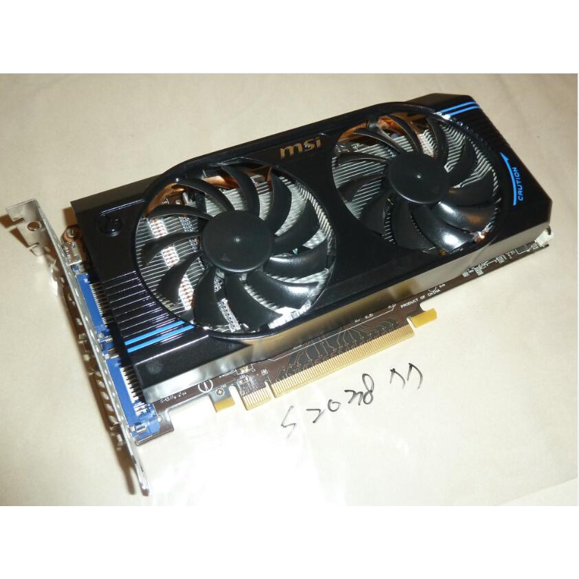 MSI 微星 GTX 560 N560GTX-Ti-M2D1GD5/OC 1G DDR5 需外接 雙6PIN電源線