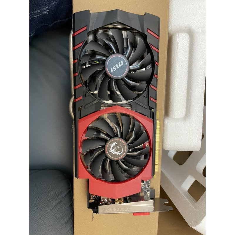 極新二手 微星msi gtx970 gaming 4g 紅龍