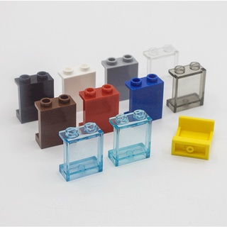 （8個裝）相容樂高87552 國產科技教育積木零件1x2x2牆板玻璃櫥窗 moc CJ