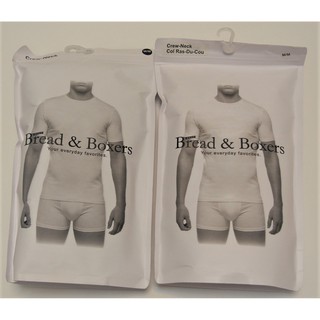 新色深藍軍綠現貨 Bread & Boxers 舒適有機棉圓領素Tee (Crew-Neck)