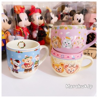 Disney 日本東京海洋迪士尼 冬季聖誕節限定 Duffy 達菲 雪莉玫 畫家貓 馬克杯 餐具 杯子 咖啡杯 情人節