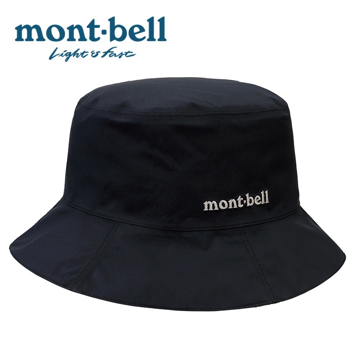 【mont-bell 日本】Storm Hat GORE-TEX 防水圓盤帽 女款 黑色 (1128628)