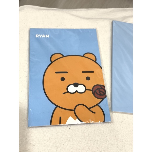 Kakao Friends 萊恩ryan 小筆記本記事本拍照道具書韓國帶回 蝦皮購物
