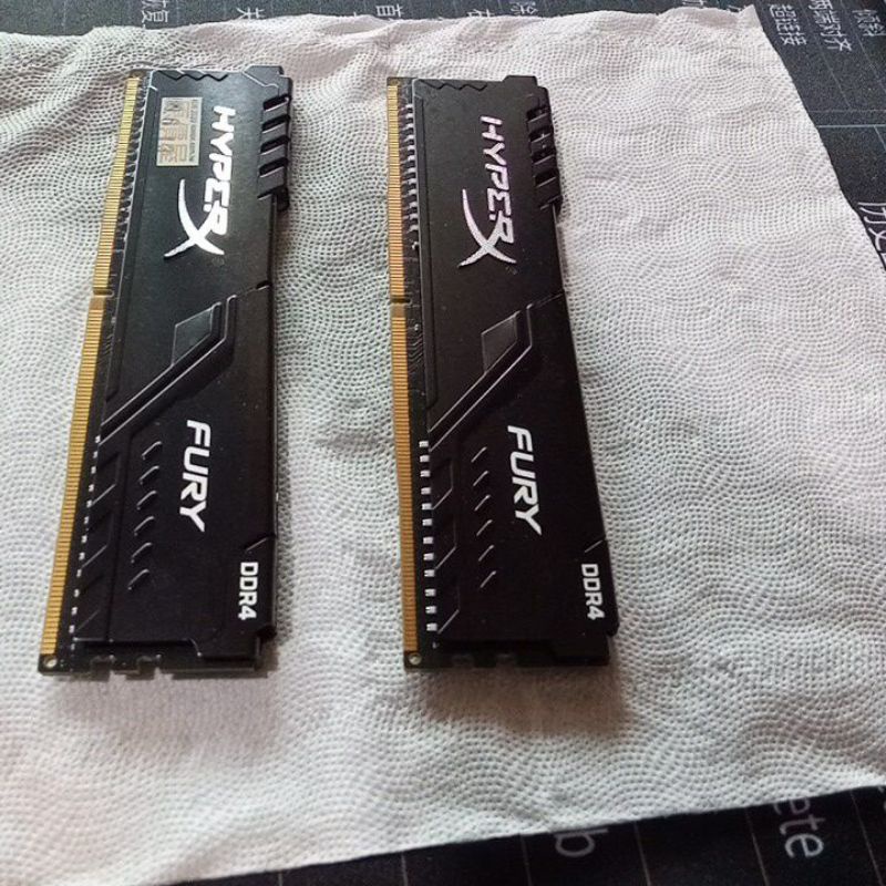 HyperX FURY DDR4 2666 8G*2 RAM 共16G 超頻記憶體