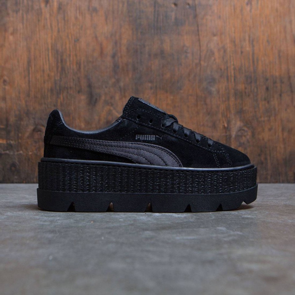 puma fenty suede black