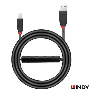 生活智慧百貨 LINDY 43227 - 主動式USB3.0 TYPE A/公 TO TYPE B/公 延長線,10M