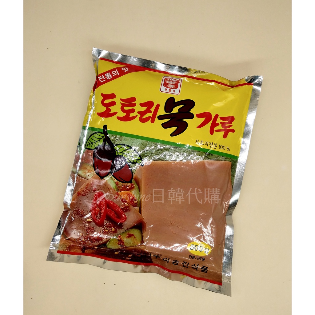 台灣現貨 韓國食品 韓國道地小菜 橡子粉 橡子涼糕 韓國材料  500g