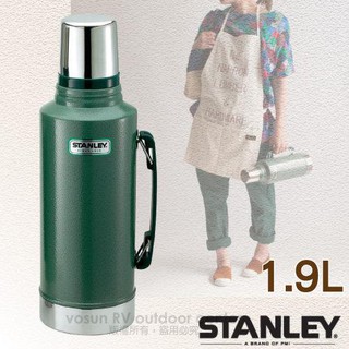 【美國 STANLEY】Classic經典系列 304 雙層不鏽鋼隔熱真空保溫瓶1.9L.水壺_01289