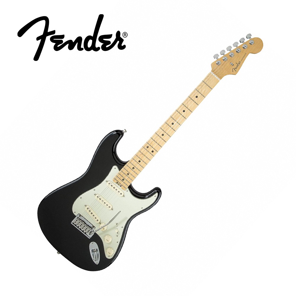 Fender AM ELITE Strat MN MYBLK 美廠 電吉他 粉亮黑【敦煌樂器】