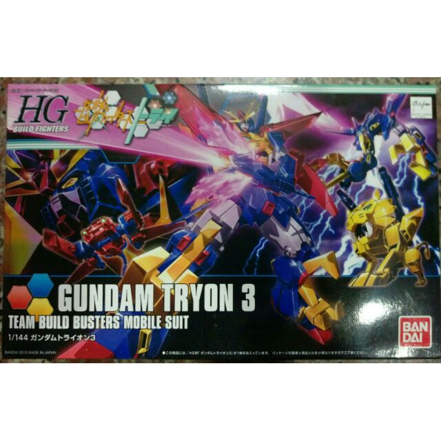 鋼彈創鬥者2 GUNDAM TRYON3，泰倫3 1/144 HG BF 038