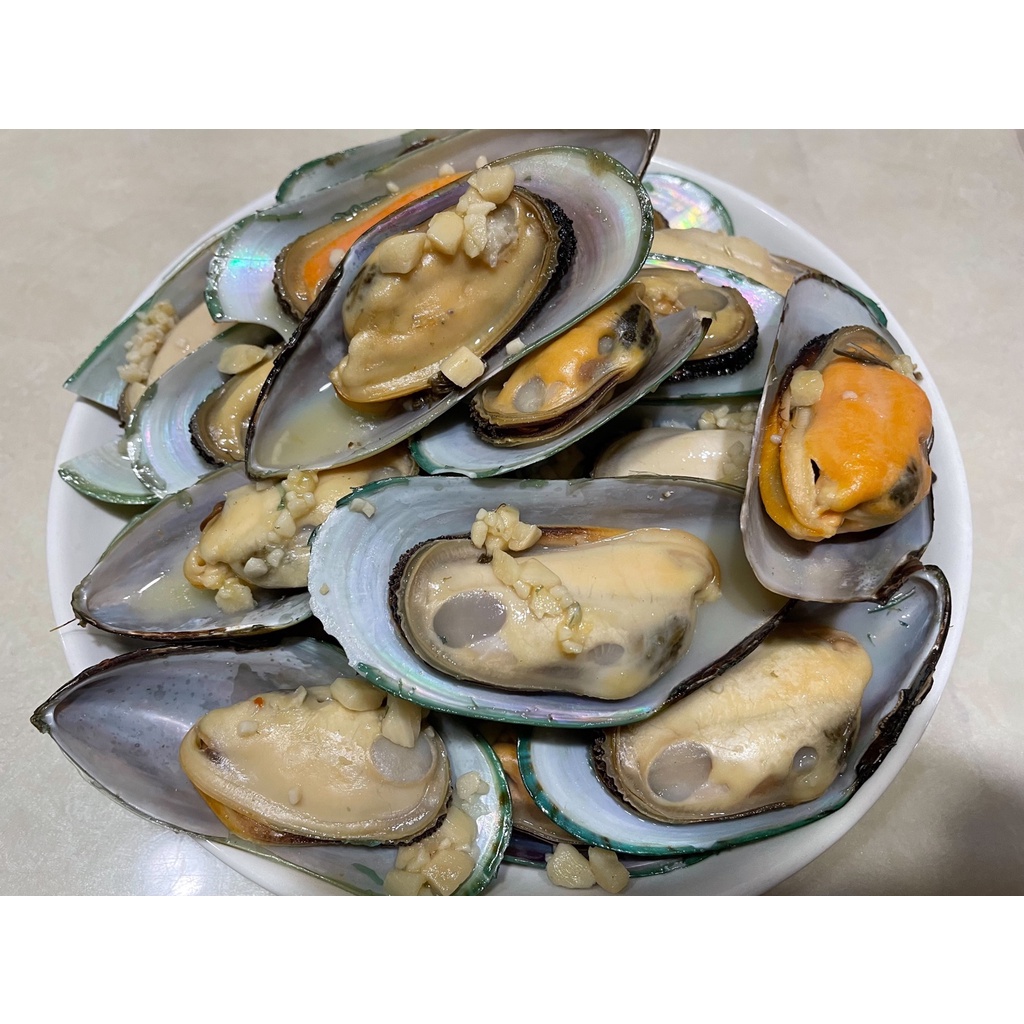 極鮮味 淡菜 紐西蘭淡菜 孔雀蛤 青殼淡菜 非大陸黑殼淡菜 海鮮直播 批發零售 筵席食材 蝦皮購物