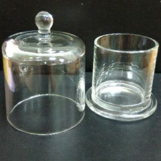 蠟燭防塵罩 永生花罩 香薰蠟燭香氛蠟燭罩 展示玻璃罩 蠟燭玻璃杯 Diy蠟燭杯 玻璃金鐘罩 蠟燭臺 水晶擴香玻璃杯